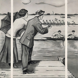artist jack floyd 1911 rowing art