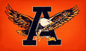 Vintage Fifties Auburn Tigers War Eagle A Art
