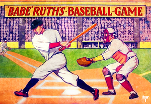 Babe Ruths Baseball Game Art