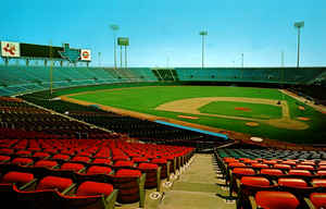 Retro Arlington Stadium Ballpark Art