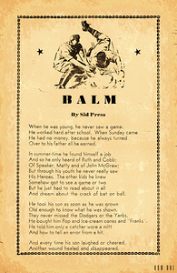 balm sid press baseball poem 1