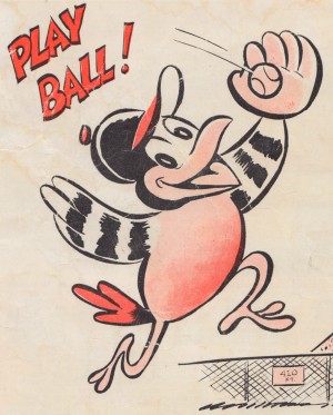 baltimore orioles posters wall art play ball art cartoon baseball print metal canvas acrylic artwork