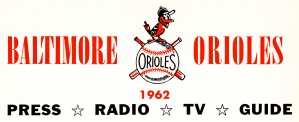 baltimore orioles press guide row one