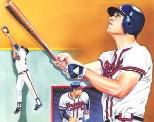 Dale Murphy Atlanta Braves Art