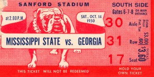 1950 Mississippi State vs. Georgia