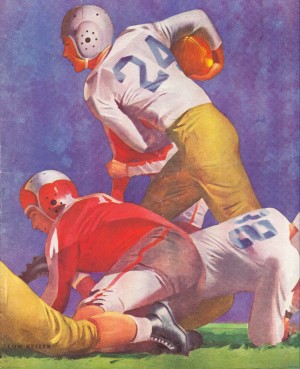 Best Vintage Football Art Lon Keller 