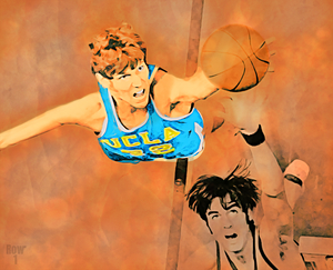 Bill Walton UCLA Basketball Painting
