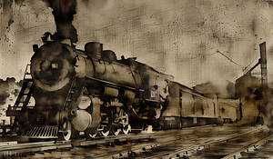 bond colorado train art