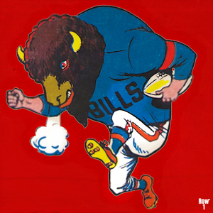 buffalo bills retro sixties art