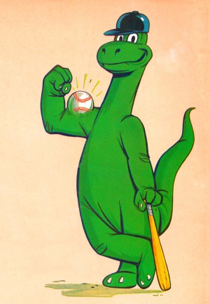 cartoon dinosaur art kids room sports art