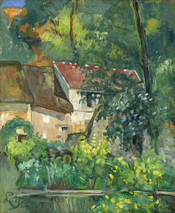 cezanne 1873 house of pere lacroix