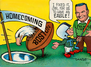 Chase Tulane Boston College Cartoon Art