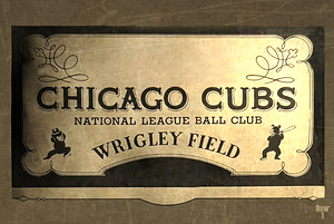 Vintage Chicago Cubs National League Ball  Club