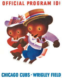 1961 Chicago Cubs Program Art