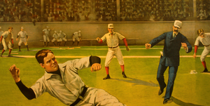 Circa 1898 Vintage Baseball Art 