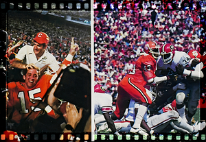 Clemson Football Filmstrip Art