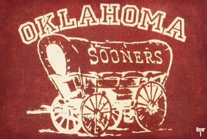 Retro Eighties Oklahoma Sooners Art