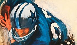 Sixties Dallas Cowboys Throwback Art