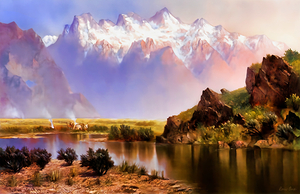 Humbolt Mountains by Edwin Deakin