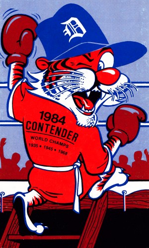 detroit tigers poster