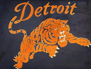 Detroit Tigers Mascot Art