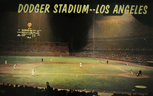 Vintage Dodger Stadium Art