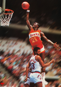 Dominique Wilkins 3D Dunk Art