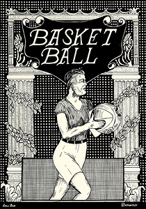 early 1900s basketball art