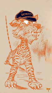 Early 1900s Detroit Tiger Art
