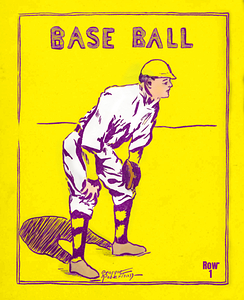 early 1900s lsu baseball art remix