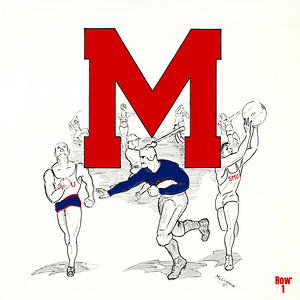 early 1900s smu mustangs art row1