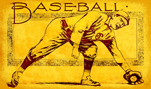 Early 1900s USC Trojans Baseball Art