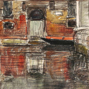 eugene vail reflections venetian canal 1920s