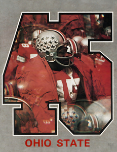 1975 Ohio State Football Art