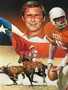 1983 Texas Longhorns Art