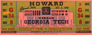 1940 Howard vs. Georgia Tech