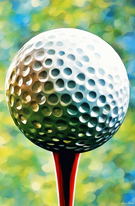 golf ball abstract art row one