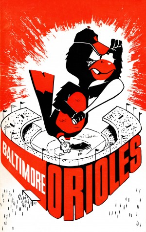 hal decker artist baltimore orioles poster