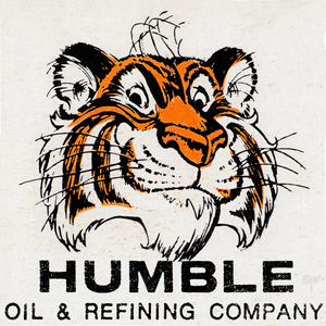 Humble Oil Company Tiger Art