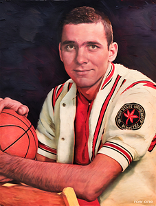 jerry lucas ohio state basketball art