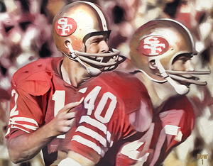 john brodie san francisco 49ers art