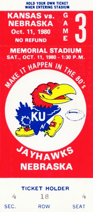 1980 Nebraska vs. Kansas