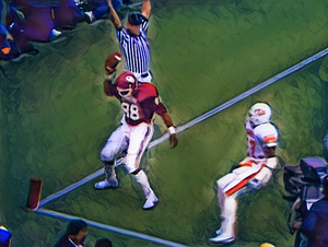 Keith Jackson 1984 Bedlam Touchdown