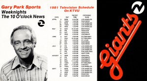 ktvu tv channel 2 oakland san francisco giants television schedule poster gary park sports