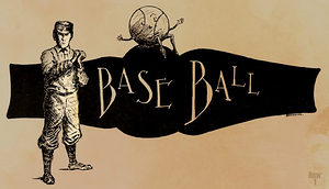 late 1800s baseball art row1