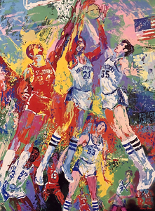 Leroy Neiman Kentucky Wildcats Basketball Art