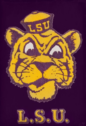 LSU Tiger Vintage Sailor Mike Wall Art 