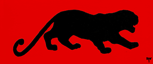 1980s Cougar Mascot Art
