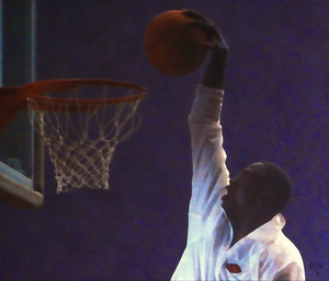 1987 Michael Jordan Dunk Remix Art