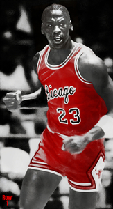 Determined Michael Jordan Art 